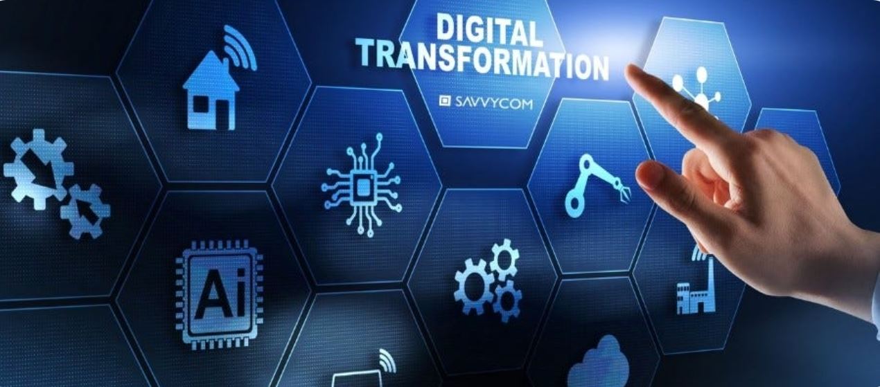 Digital transformation illustration